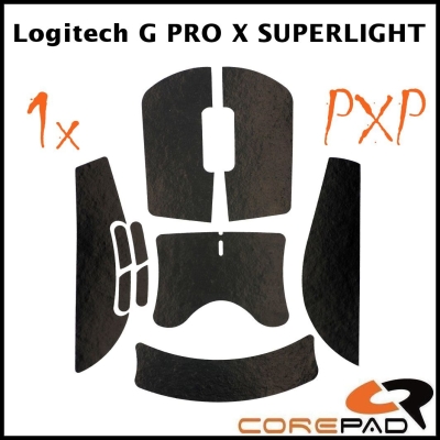 Corepad PXP Grips #2201 noir Logitech G PRO X SUPERLIGHT / Logitech G PRO X SUPERLIGHT 2